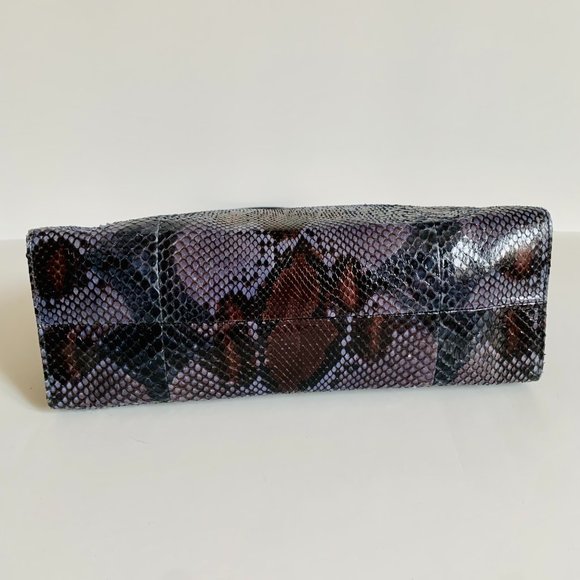 GUCCI VINTAGE EXOTIC PYTHON HANDLE BAG WITH DUST BAG MADE IN ITALY - Picture 7 of 16